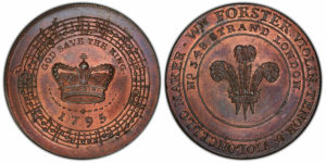 1795 Middlesex Conder Token, Forster's, DH-302 - Comp