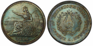 1863 New York Token, Christoph Karl Store Card, F-630AM-1a - Comp