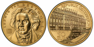 2005 Austria 50 Euro, Great Composers, Beethoven - Comp