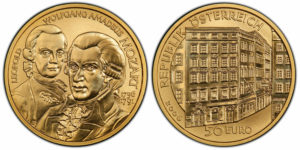 2006 Austria 50 Euro, Great Composers, Mozart - Comp