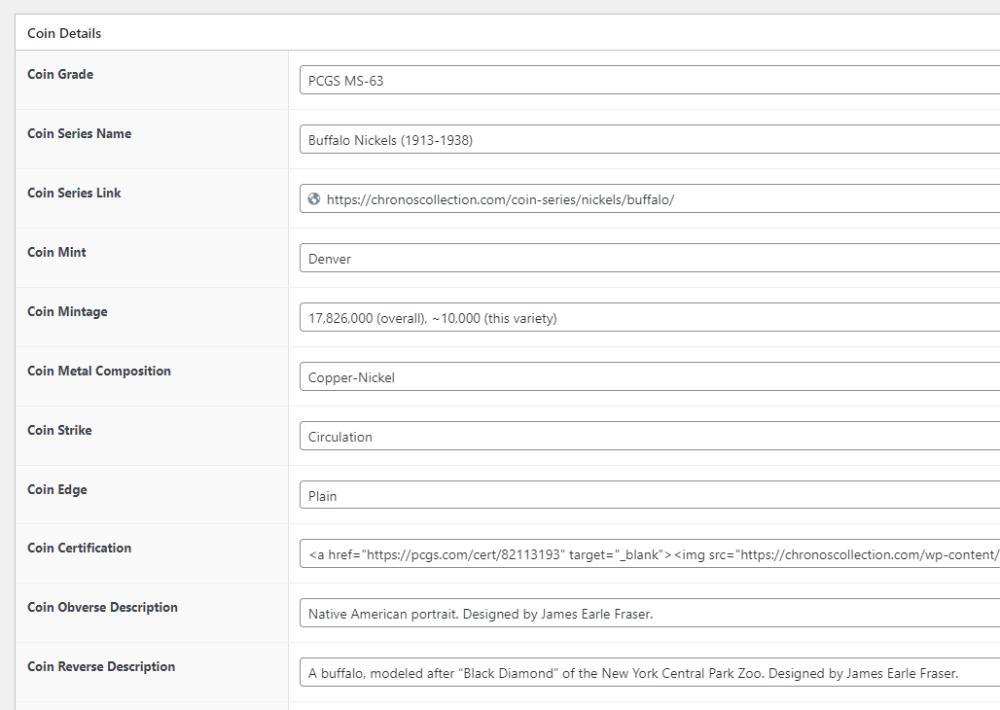 Data Input Form